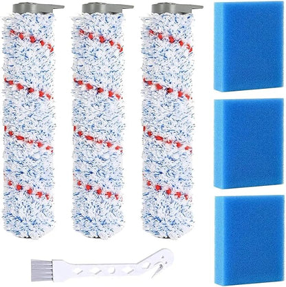 Hand-held Floor Scrubbers Roller Brush Hepa Filter Sponge Parts。Compatible by Unknown