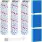 Hand-held Floor Scrubbers Roller Brush Hepa Filter Sponge Parts。Compatible by Unknown