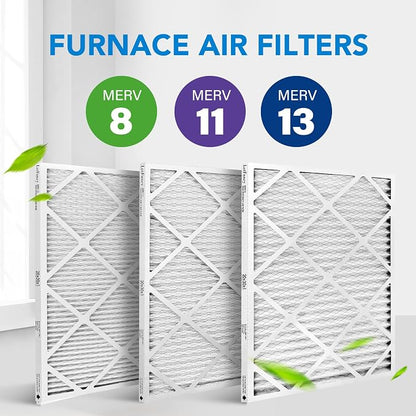 LotFancy 20x30x1 Air Filter MERV 13 6-Pack, Electrostatic Pleated HVAC Furnace - Image 8
