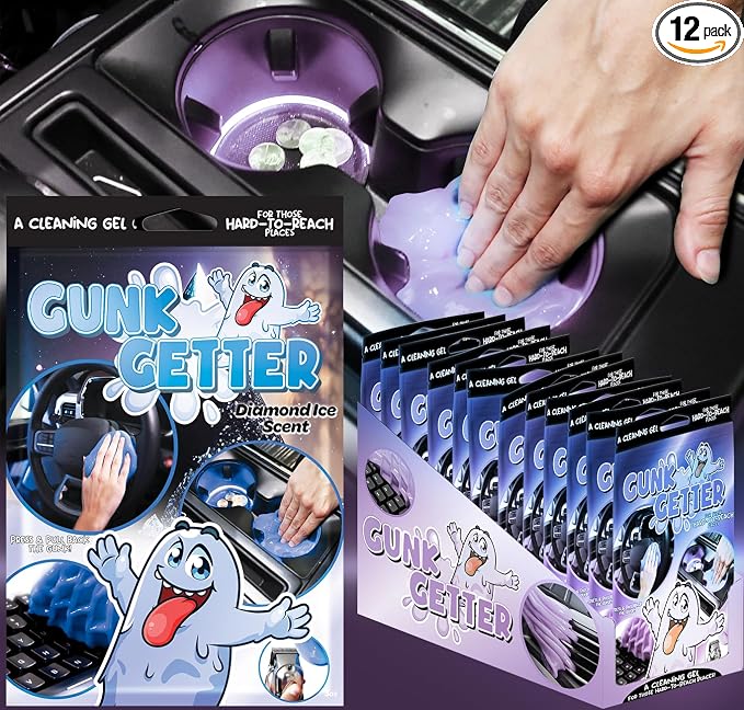 Cleaning Gel for Those Hard to Reach Places, Automotive Cup Holder Electronic by GunkGetter