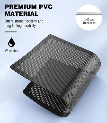 MoKo 140 x 280mm PC Case Magnetic Dust Mesh Filter, 0.5mm PVC Mesh Hole - Image 3
