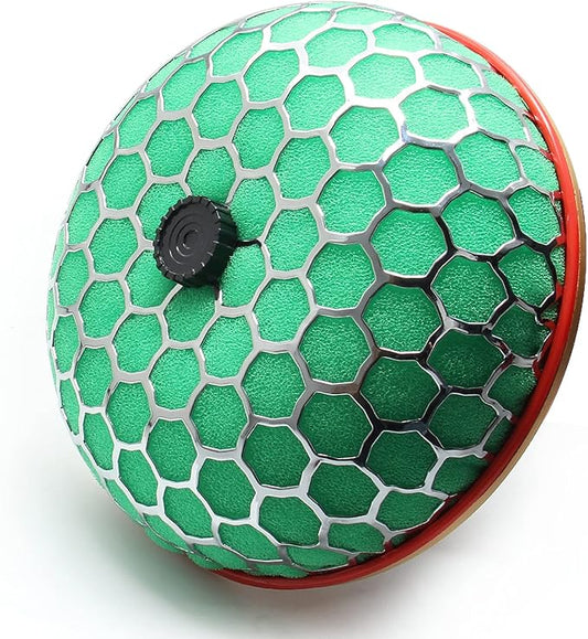 3.15" High Flow Air Intake Mushroom Filter Washable Sponge Honeycomb Mesh Air by POSENG