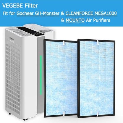 2 Pcs Air Purifier Filter Set, Fit - Image 2