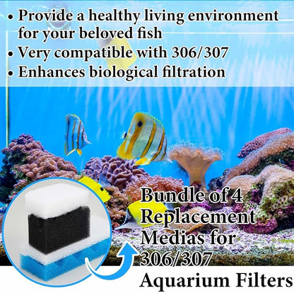 36 Pcs Aquarium Filter Media Kit Compatible - Image 4