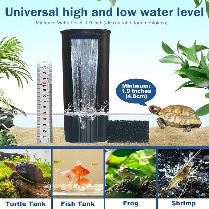 Turtle Tank Filter Aquarium Internal Filter - Image 6