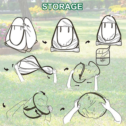 Plant Mini Greenhouse Pop Up Transparent Greenhouse Freeze Protection PVC Plant - Image 6