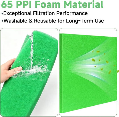 Washable Foam Filter Material for Uni Filter BF-1 BF1, 65-PPI Motorcycle Foam - Image 3