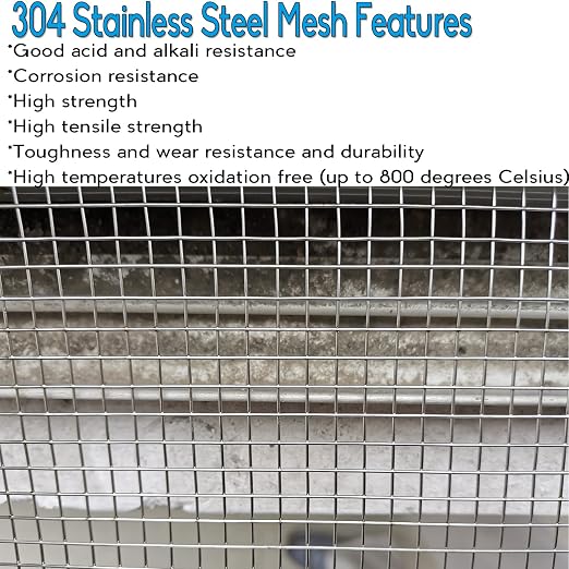 Upgraded 2PACK SS Wire Mesh, 4 Mesh Completely Welded, 12 X 24 in, Stainless 304 - Image 6