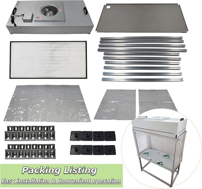 INTSUPERMAI Vertical Laminar Flow Hood Air Flow Clean Bench Workstation - Image 5