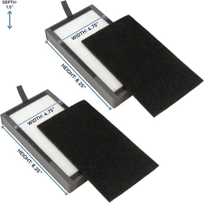 Filter Bros HEPA Filter E Replacement Fits GermGuardian FLT41002PK AC4100 AC4175 - Image 2