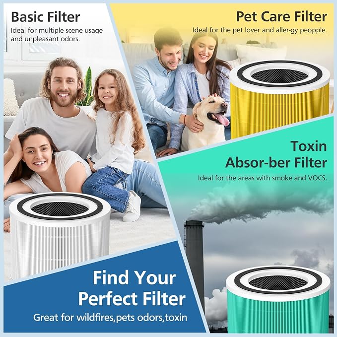 4 Pack 14 Replacement Filter Compatible - Image 2