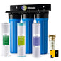 iSpring Whole House Water Filter System w/Auto-Flushing Spin Down Sediment by iSpring