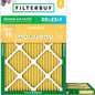 Filterbuy 20x23x1 Air Filter MERV 11 Superior Pet & Allergy Defense, by Filterbuy