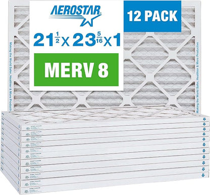 Aerostar 21.5x23.3125x1 MERV 8-12 Count by AirFiltersDelivered