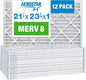 Aerostar 21.5x23.3125x1 MERV 8-12 Count by AirFiltersDelivered