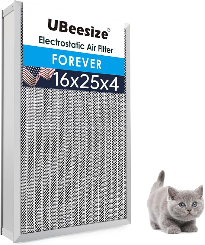 UBeesize 16x25x4 Reusable Air Filter by UBeesize