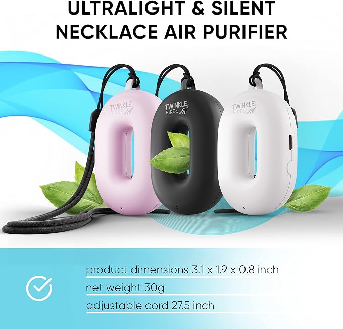 Wearable Air Purifier Necklace - Image 3