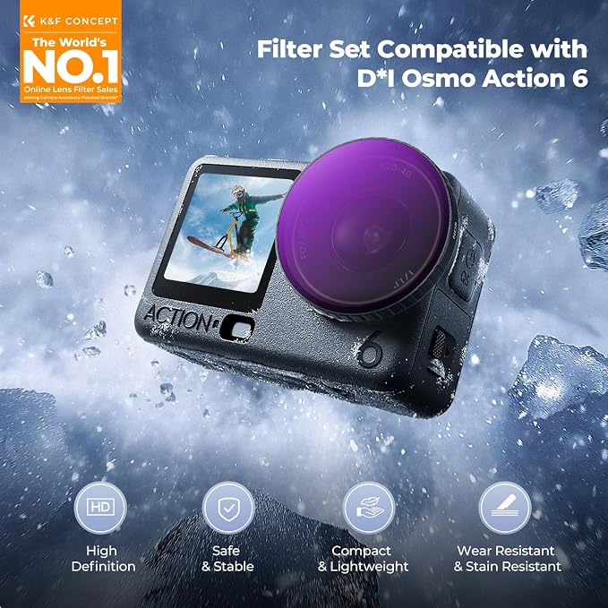 K&F CONCEPT Snap On CPL ND Filter Kit Compatible - Image 2