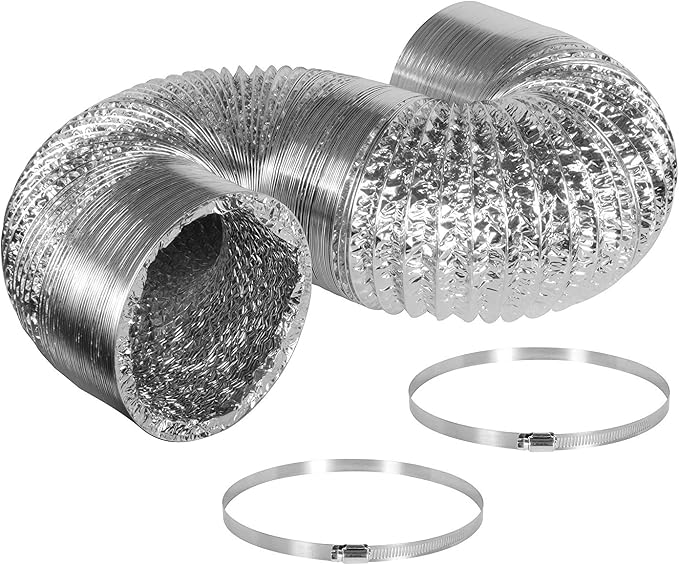 iPower 6 Inch 442 CFM Inline Fan Filter 25 Feet Ducting Combo - Image 6