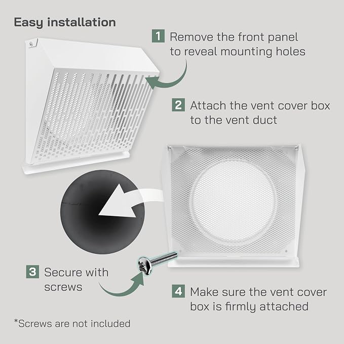 Vent Systems 8" Inch Exhaust Vent Cover - Image 4