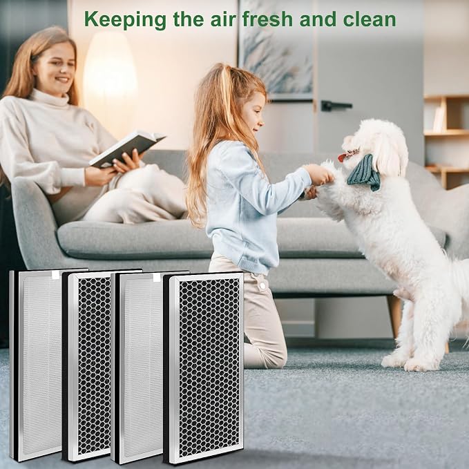 4 Pack 40 Replacement Filter for MA Air Puri-Fier Models 40, 3-in-1 Contains - Image 4