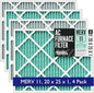 Spearhead MERV 11+ EPA-Registered Odor Defense HVAC AC Furnace Filter w/Rigid by SPEARHEAD