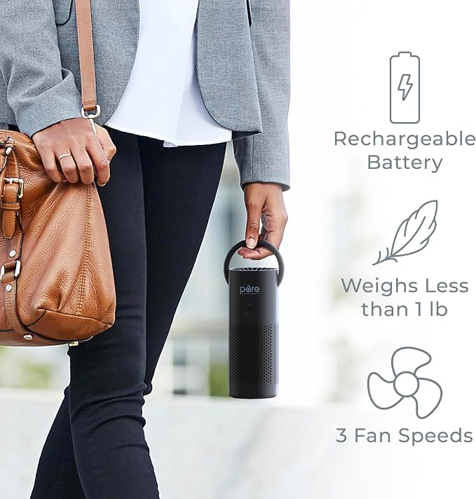 Pure Enrichment PureZone Mini Portable Air Purifier - Image 3