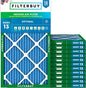 Filterbuy 20x30x1 Air Filter MERV 13 Optimal Smoke & Allergy Defense, by Filterbuy