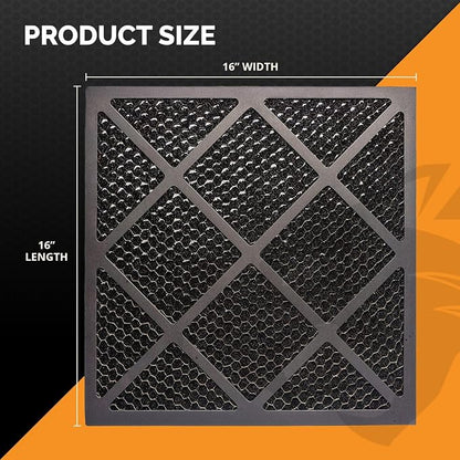Tiger Tough HEPA 500 Activated Carbon Filter 16x16x1 – Replacement Air Purifier - Image 2