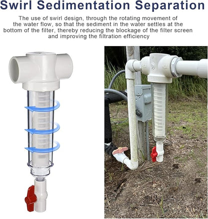 1-1/2" 100 Mesh Spin Down Sediment Replacement Water Filter Screen, Spin Down 1 - Image 5
