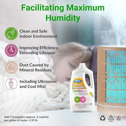 Bacteriostatic Humidifier Water Treatment– Extend Filter Life Eliminate Odors & - Image 2