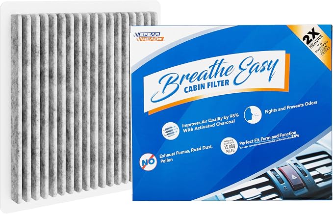Spearhead Odor Defense Breathe Easy AC & Heater Cabin Filter | Fits 2007-15 Edge by SPEARHEAD