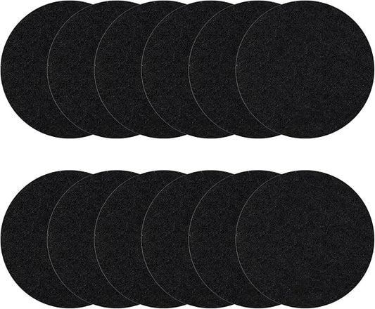 6.5 Inch Kitchen Compost Bin Filters Charcoal Replacement, ENLOY 12 Pack by ENLOY
