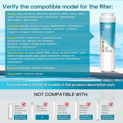 ICEPURE Alkaline UKF8001 Refrigerator Water Filter Replacement - Image 2