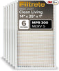 Filtrete 14x25x1 AC Furnace Air Filter, MERV 5, MPR 300, Capture Unwanted by Filtrete