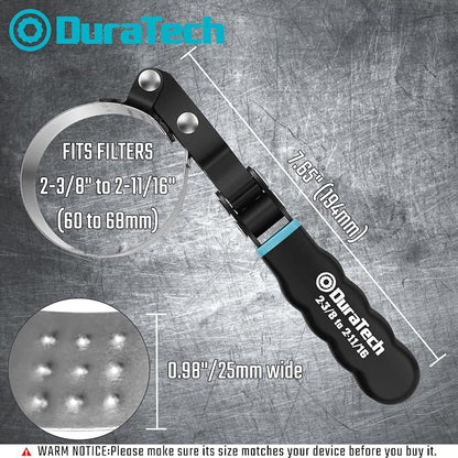 DURATECH Extra Small Swivel Oil Filter Wrench, Oil Filter Removal Tool - Image 2