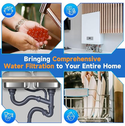 PUREPLUS 2-Stage Whole House Water Filtration System, Heavy Metals, PP Sediment - Image 8