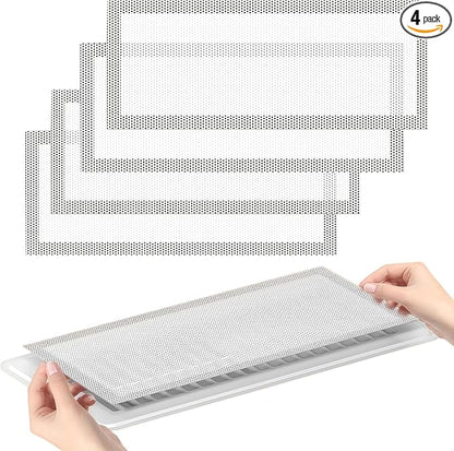 4-Pack White Strong Magnetic Vent Covers 7x13 Inch by Unknown