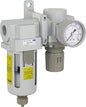 PneumaticPlus SAU420-N04G Compressed Air Filter Regulator Combo 1/2" NPT by PneumaticPlus