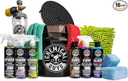 Chemical Guys HOL363 16-Piece Arsenal Builder Ceramic Car Wash & Protection Kit by ChemicalGuys