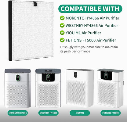 4 Packs Enhanced Version HY4866 Replacment Filters Compatible - Image 2