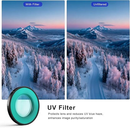 Haoge UV Filter for DJI Osmo Nano, Ultra Slim Aluminum Frame HD Optical Glass - Image 3