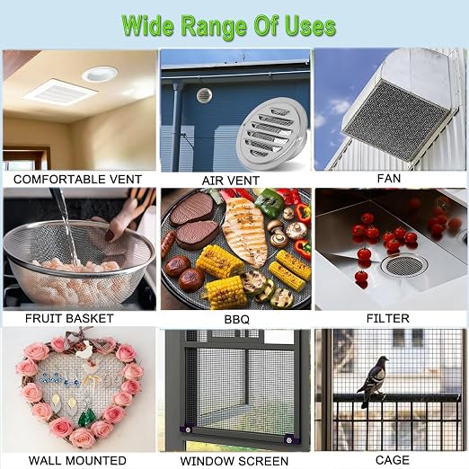 20mesh Stainless Steel Mesh Screen, 15.7"x78.7" Metal Mesh Screen, 1mm Hole - Image 7