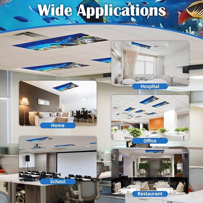 4 Pcs Fluorescent Light Covers - Image 6