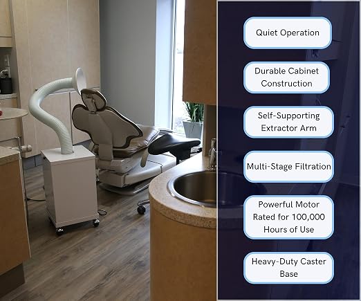 Extraoral Suction Air Filter ULPA, Fume Extractor, and Source Capture - Image 3