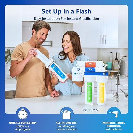 Express Water Reverse Osmosis Alkaline Ultraviolet Water Filtration System – - Image 5