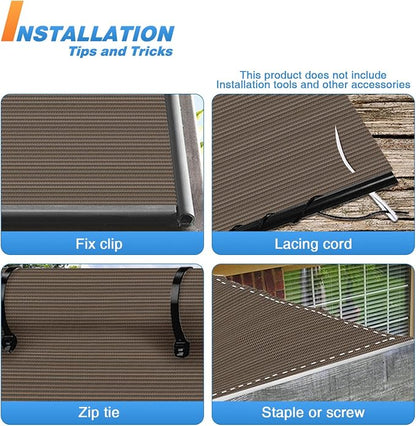 TANG Sun Shade Fabric Roll 8'x25' Shade Cloth - Image 5