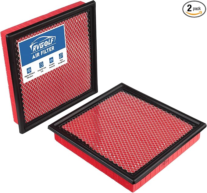 2PCS Engine Air Filter Fit for F-150 2009-2023, Expedition 2007-2023, F-250 by RVgolf