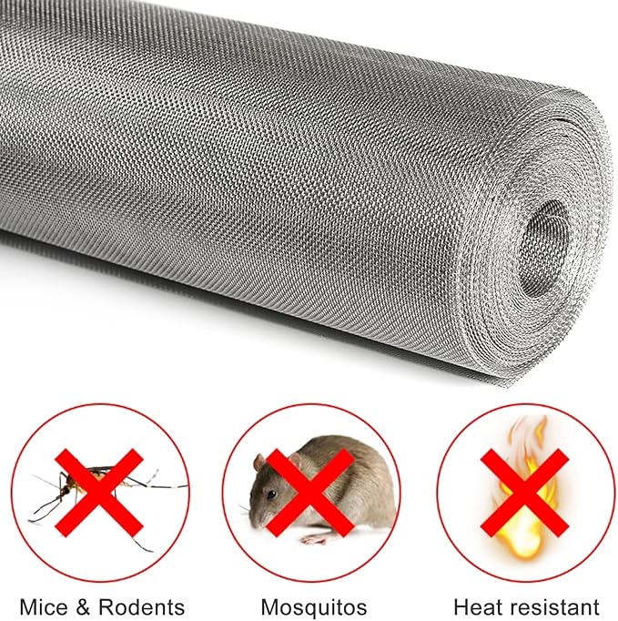 304 Stainless Steel Woven Wire Mesh, 304 Stainless Steel Mesh Sheet, - Image 4