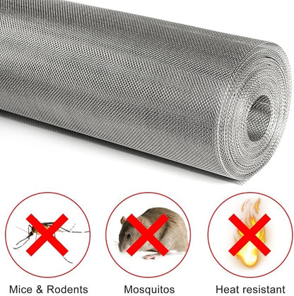 Stainless Steel Woven Wire Mesh, 304 Stainless Steel Mesh Sheet, Heat-Resistant - Image 4